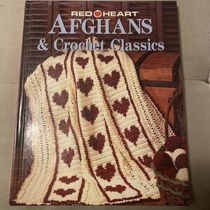 Red Heart Afghans & Crochet Classics Hardback Pattern Book